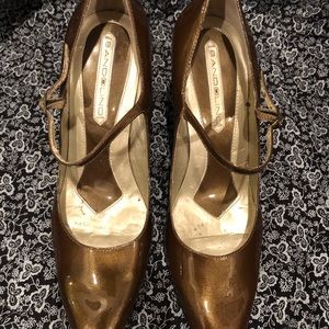 Bronze Bandolino heels